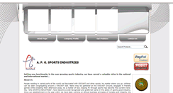 Desktop Screenshot of apgsportsindustries.com